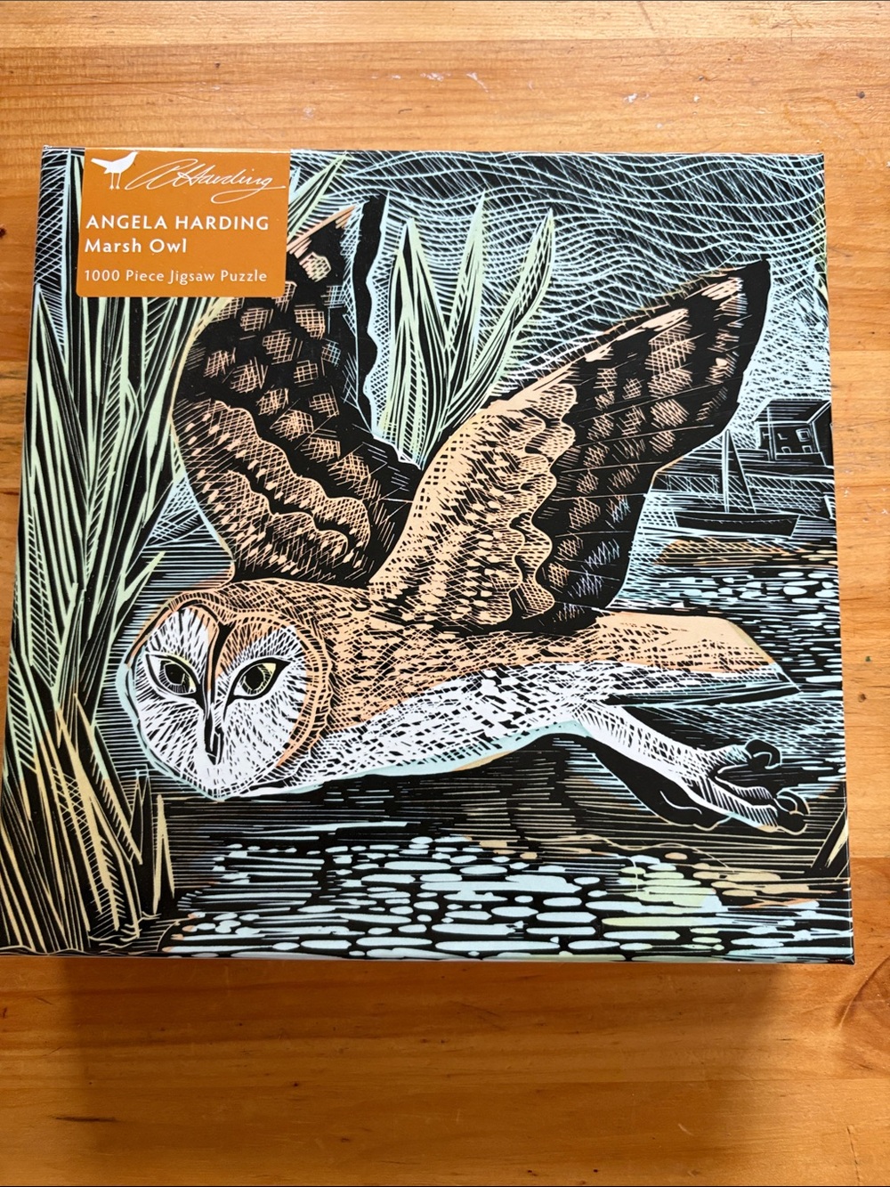 1000 piece Marsh Owl Jigsaw Puzzle